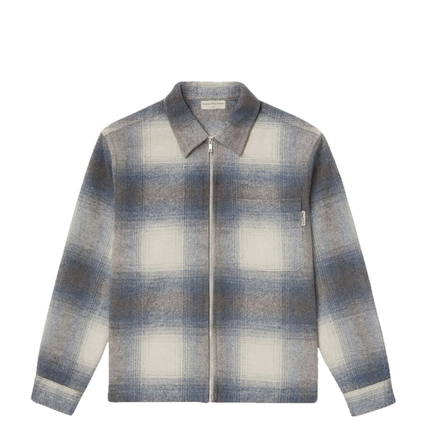 WOODMARK ZIP SHIRT SLATE