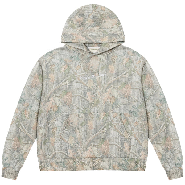 WOODMARK CAMO DISTRESSED HOODIE