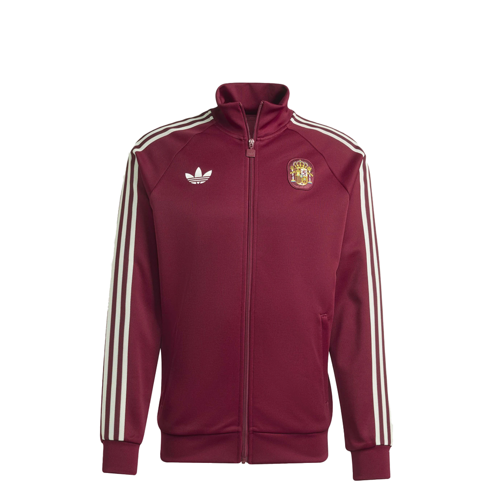 SPAIN ORIGINALS TRACK TOP BURGUNDY