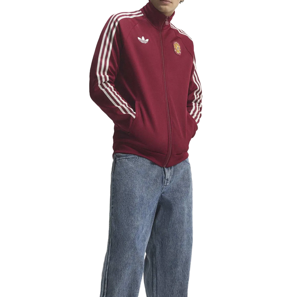 SPAIN ORIGINALS TRACK TOP BURGUNDY