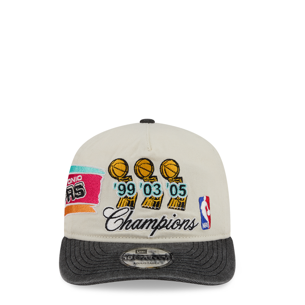 SAN ANTONIO SPURS CHAMPIONS 19TWENTY ADJUSTABLE BEIGE HAT