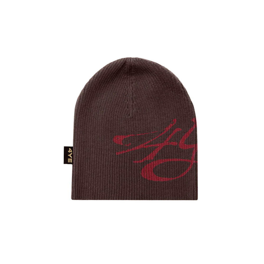 SIGNATURE RIBBED SKULLY BROWN / RED