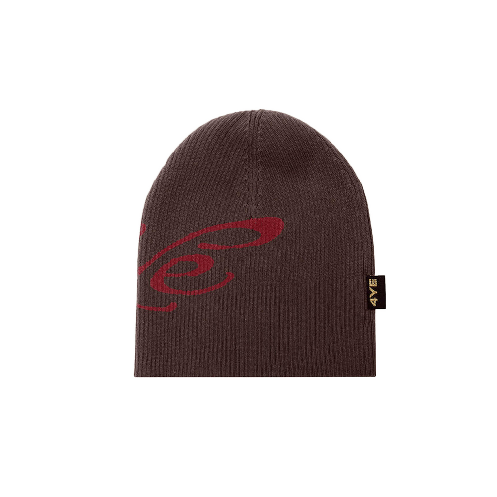 SIGNATURE RIBBED SKULLY BROWN / RED