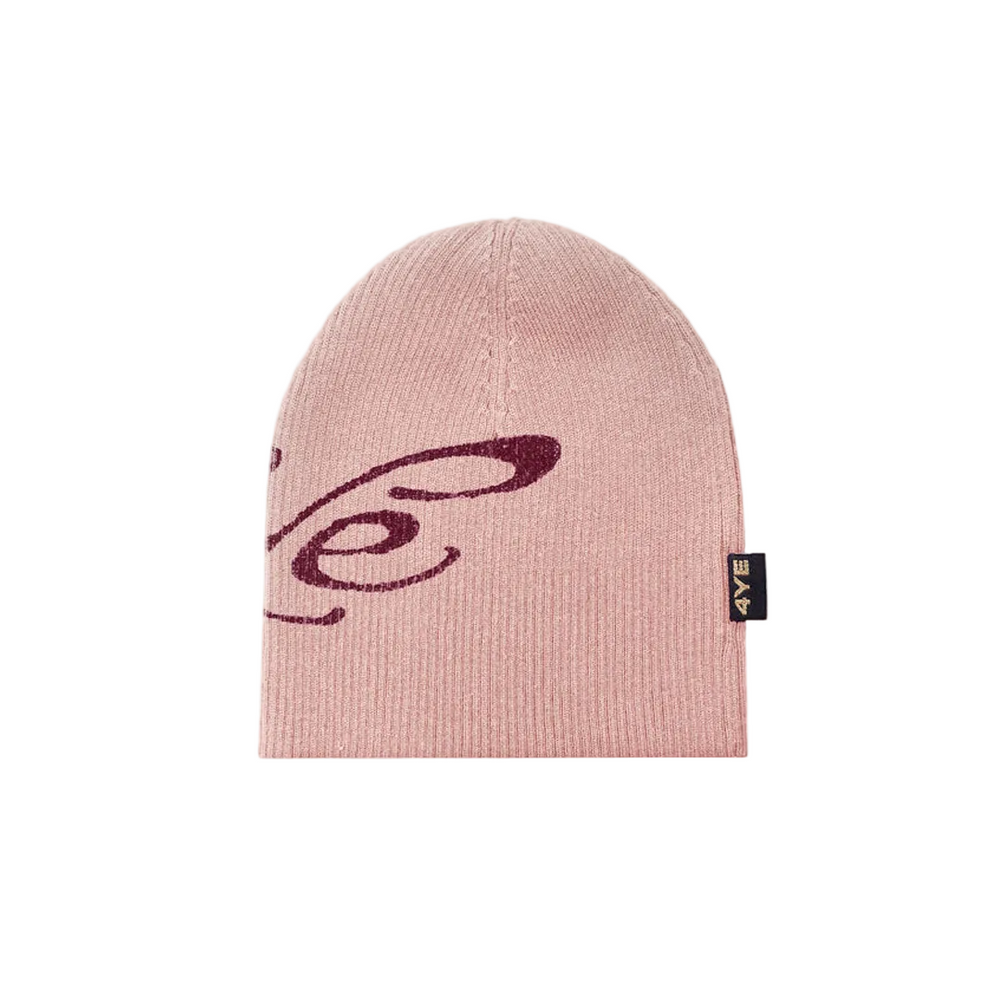 SIGNATURE RIBBED SKULLY PINK / MAROON