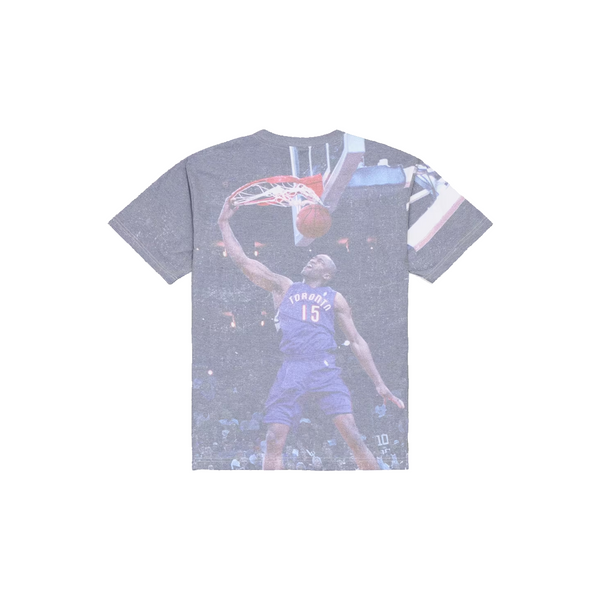 VINCE CARTER TORONTO RAPTORS PLAYER SUBLIMATED T-SHIRT WHITE