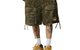 SAFARI WIDE CARGO SHORTS OLIVE