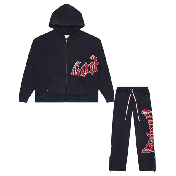 OG LOGO SWEATSUIT V2 NAVY/RED