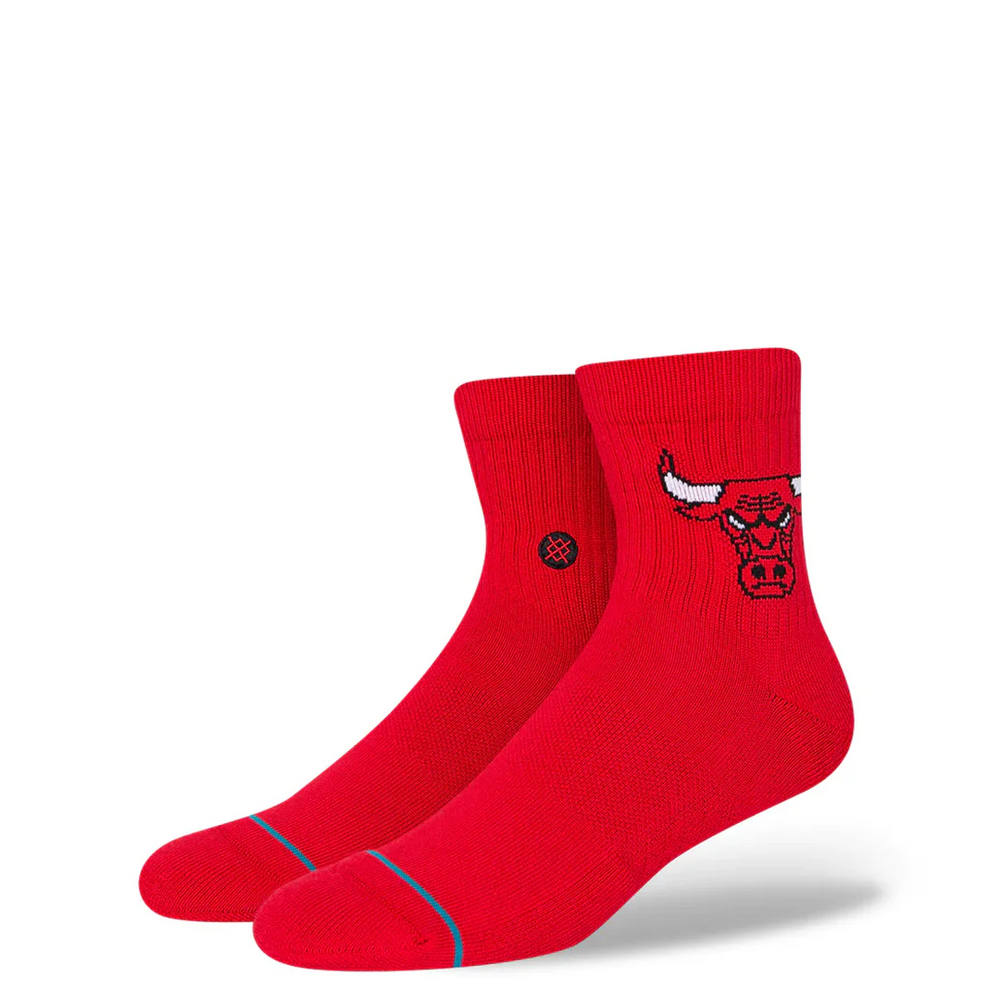 CALCETINES CUARTOS NBA X STANCE BULLS STAPLES