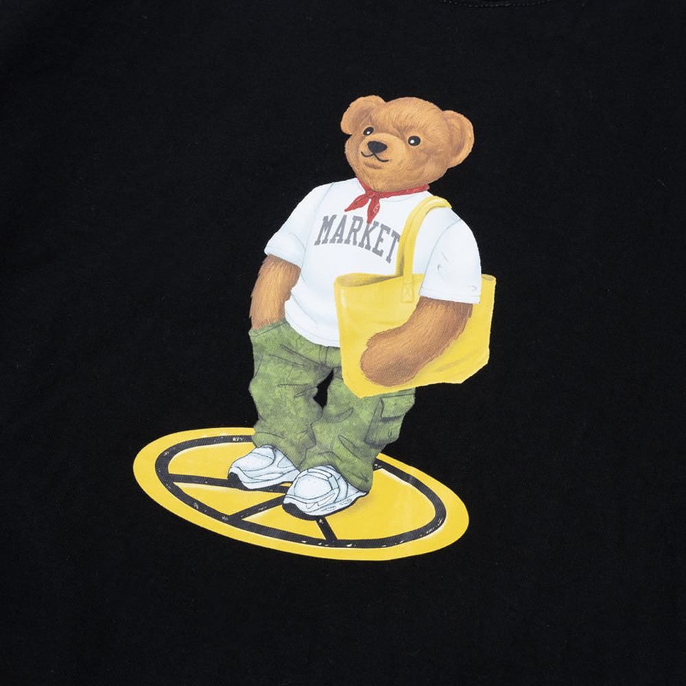 STAND FOR PEACE BEAR T-SHIRT BLACK