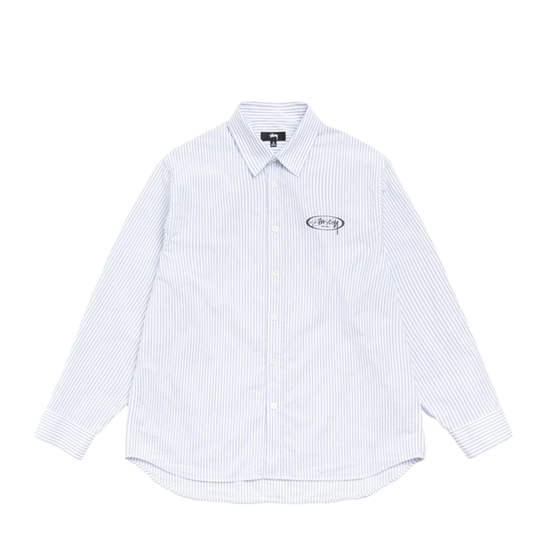 STANDARD LOGO BLUE STRIPE SHIRT