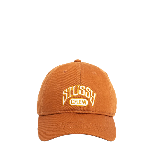 LOW PROFILE STÜSSY CREW STRAPBACK RUST