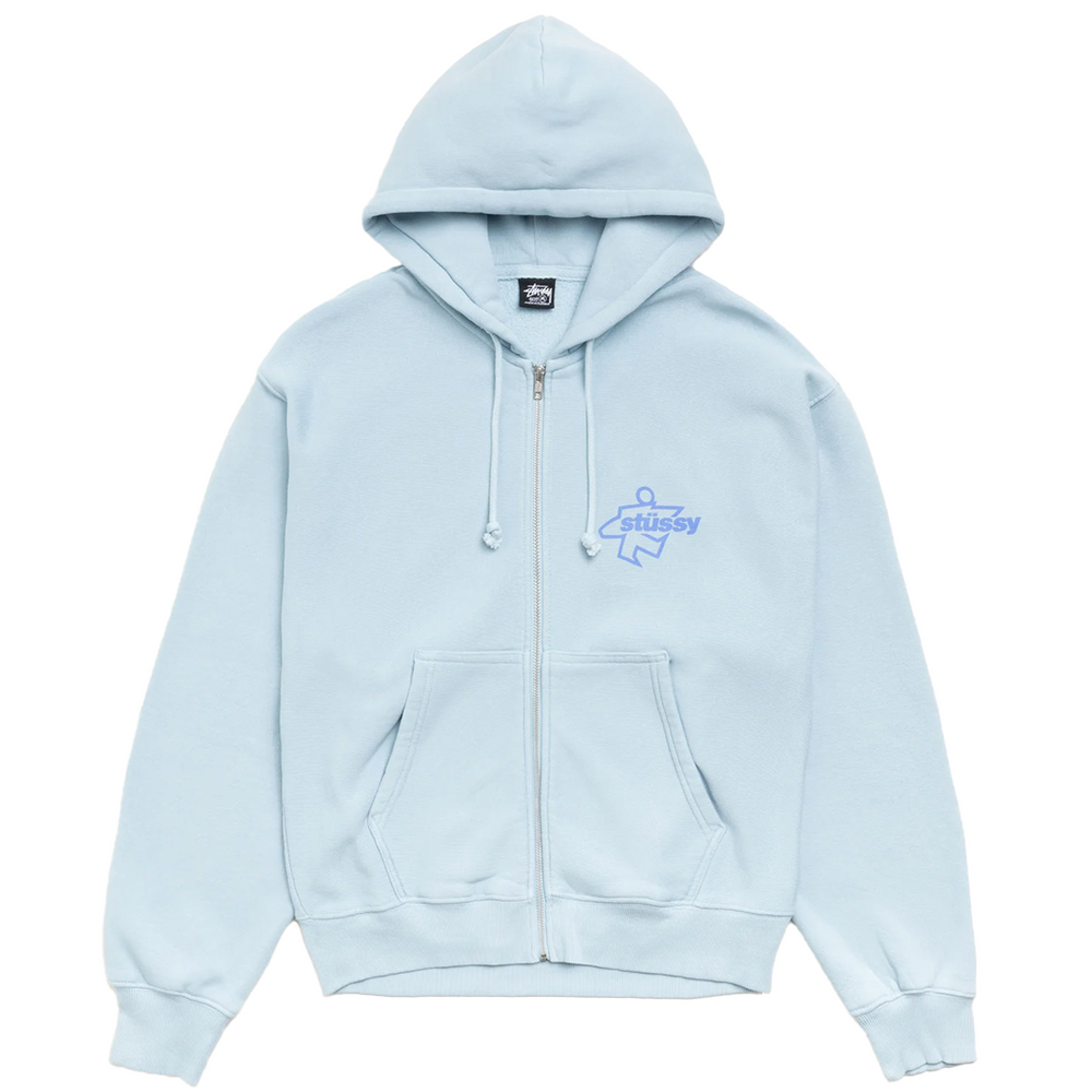 SURF SIZE ZIP HOODIE SKY BLUE – NRML