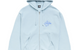SURF SIZE ZIP HOODIE SKY BLUE