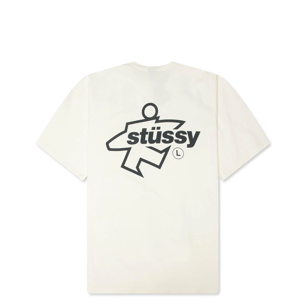 SURF SIZE PIGMENT DYED T-SHIRT NATURAL