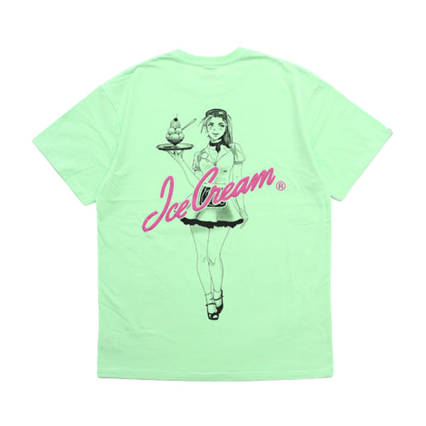 SERVER SHORT SLEEVE TEE GREEN ASH