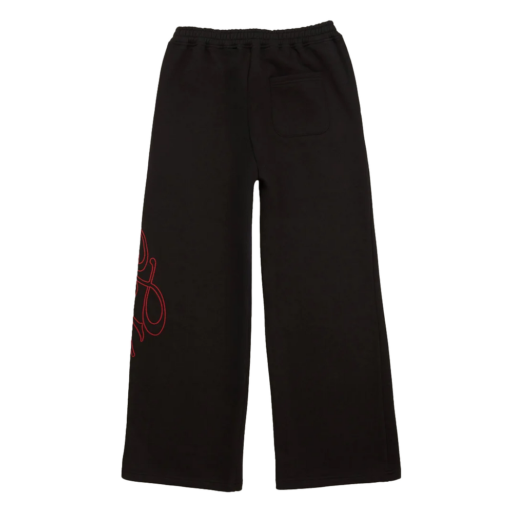 SIGNATURE WIDE PANT BLACK / RED