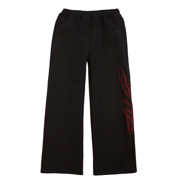 SIGNATURE WIDE PANT BLACK / RED