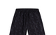 IRREGULAR MONOGRAM SWIM SHORTS BLACK
