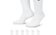 EVERYDAY CUSHIONED CREW SOCKS WHITE / BLACK