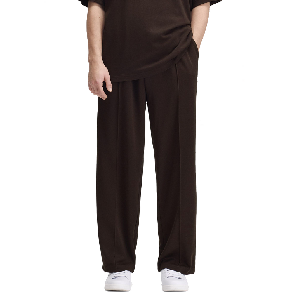 TENNIS TAPE TRACK PANTS RICH BROWN
