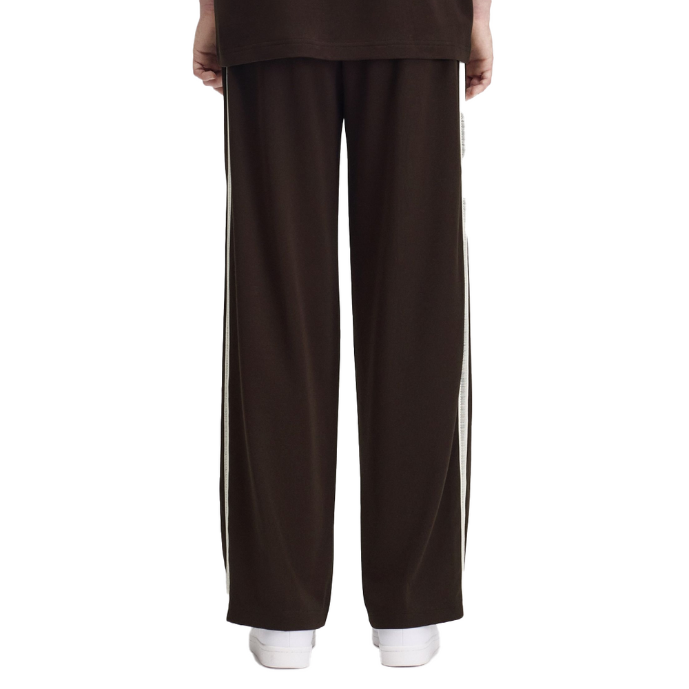TENNIS TAPE TRACK PANTS RICH BROWN