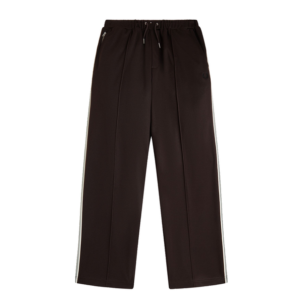 TENNIS TAPE TRACK PANTS RICH BROWN