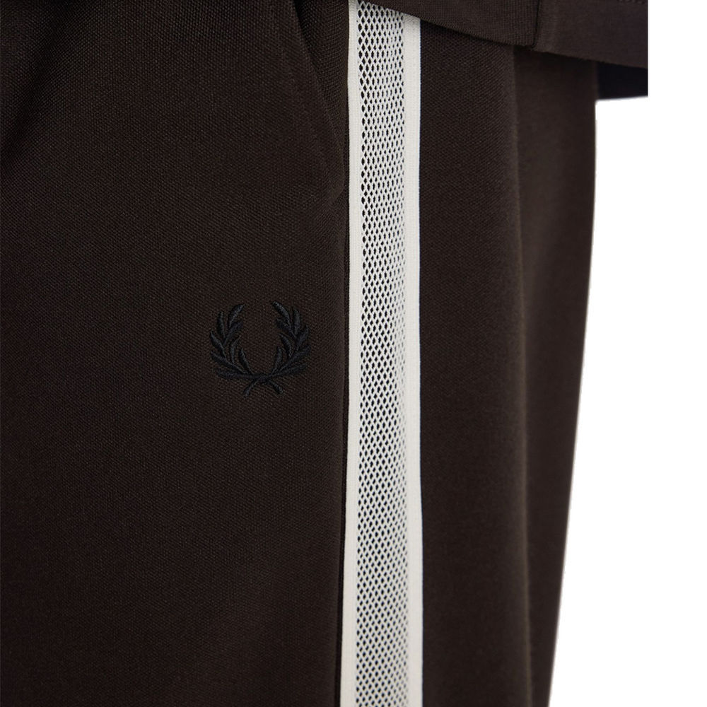 TENNIS TAPE TRACK PANTS RICH BROWN