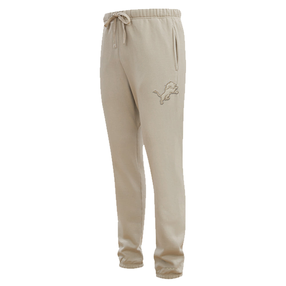 NFL DETROIT LIONS NEUTRAL FLEECE SWEATPANT TAUPE