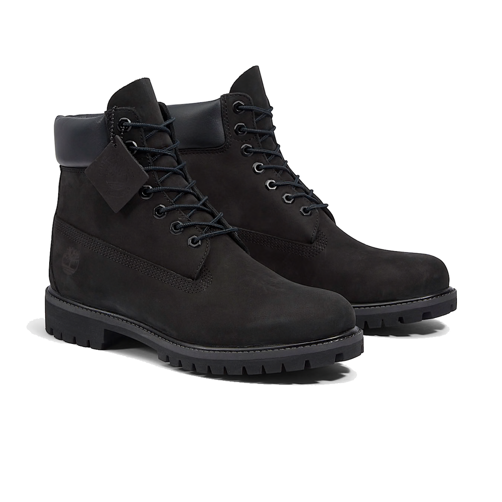 PREMIUM 6-INCH WATERPROOF BOOT MEDIUM BLACK NUBUCK