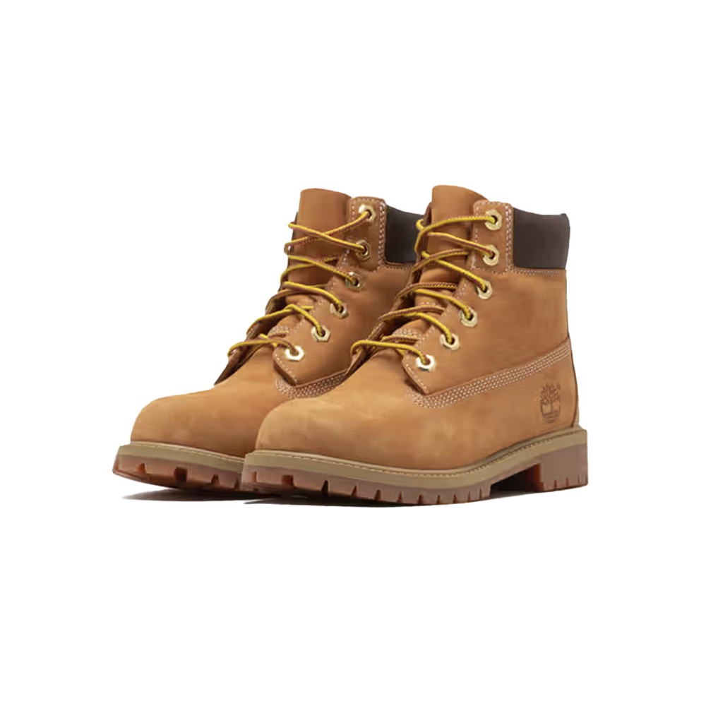 KIDS' PREMIUM 6 INCH LACE WATERPROOF BOOT WHEAT