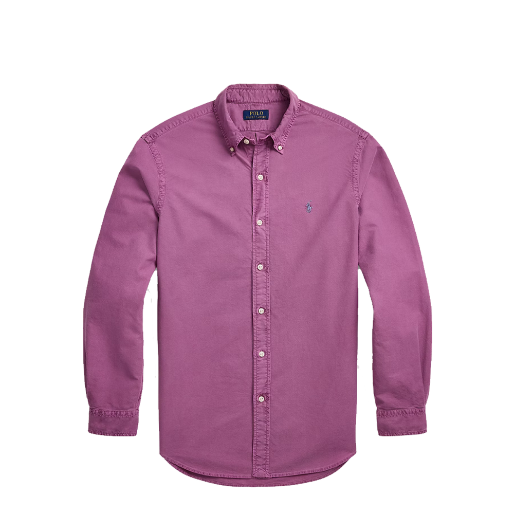 GARMENT DYED OXFORD SHIRT TEA ROSE