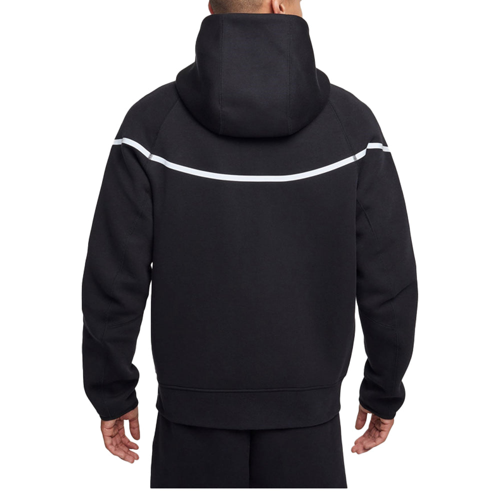 SPORTSWEAR TECH FLEECE WINDRUNNER FULL ZIP-JACKET BLACK/BEMIS SILVER