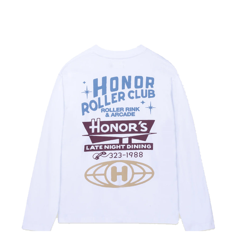 LATE NIGHT DINING LONG SLEEVE WHITE