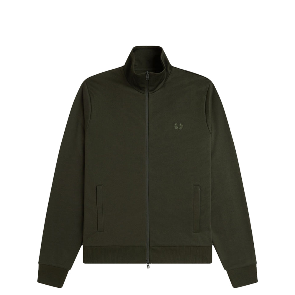 TAPE DETAIL TRACK JACKET HUNTING GREEN