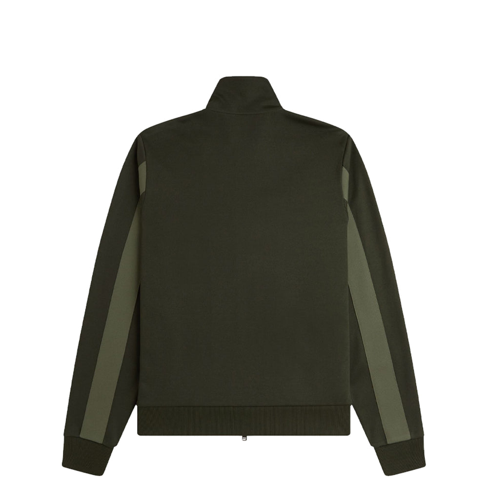 TAPE DETAIL TRACK JACKET HUNTING GREEN