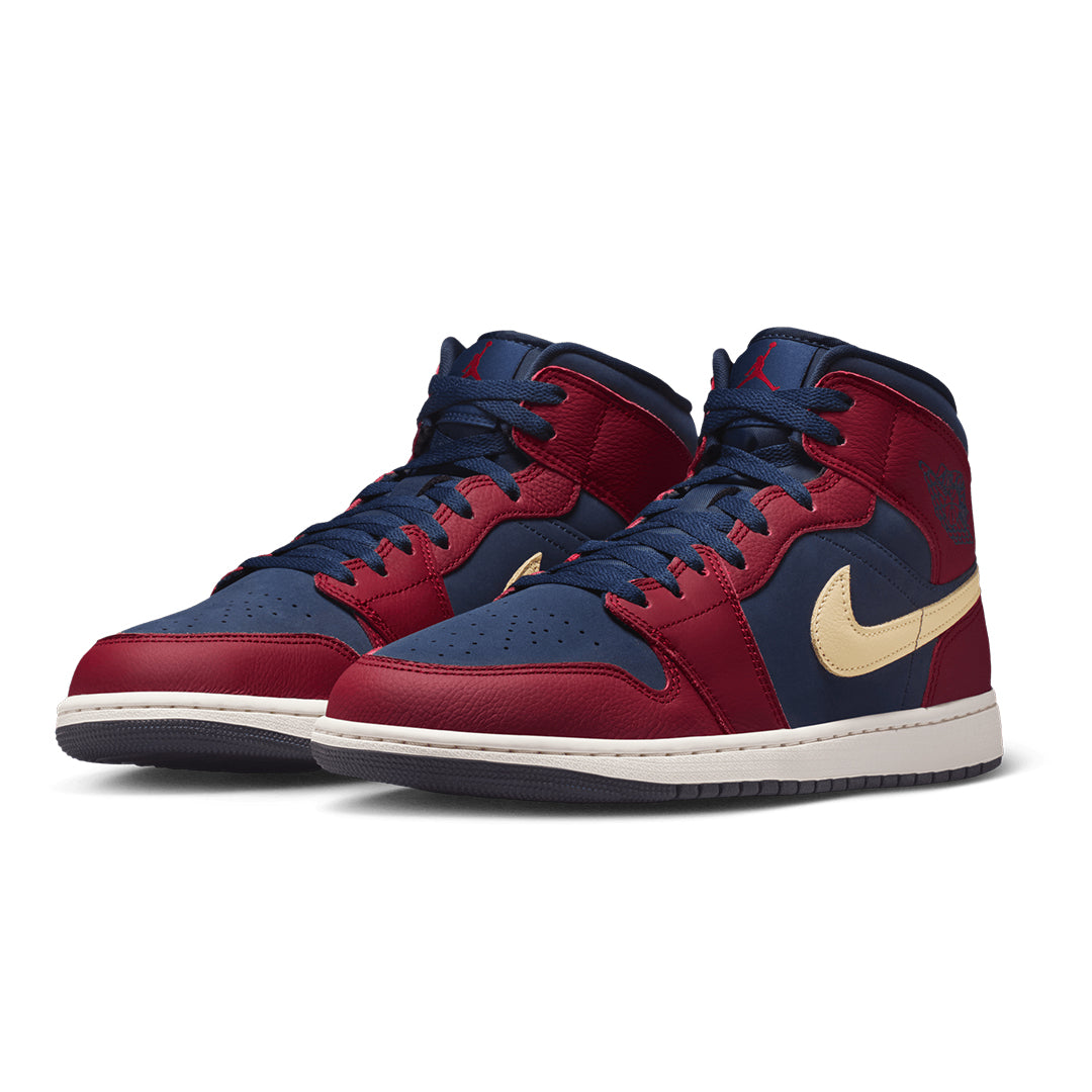 AIR JORDAN 1 MID SE TEAM RED/ PALE VANILLA – NRML