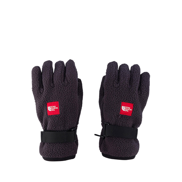 TNF RED BOX FLEECE GLOVE OBSIDIAN