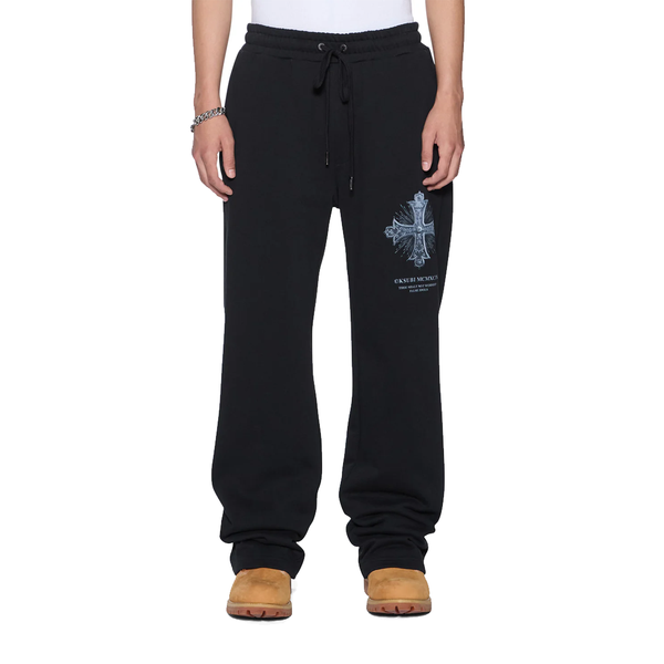 FALSE IDOLS SYNTHESIS TRACK PANTS JET BLACK