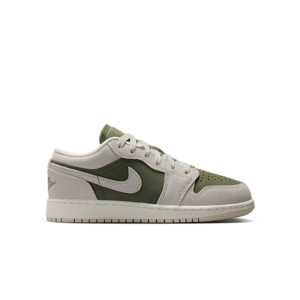 AIR JORDAN 1 LOW SE (GS) MEDIUM OLIVE/LIGHT OREWOOD BROWN