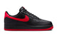 AIR FORCE 1 '07 LV8 BLACK/UNIVERSITY RED