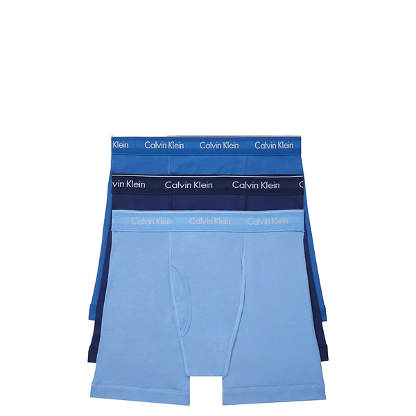 3-PACK CLASSIC FIT BOXER BRIEFS BLUE