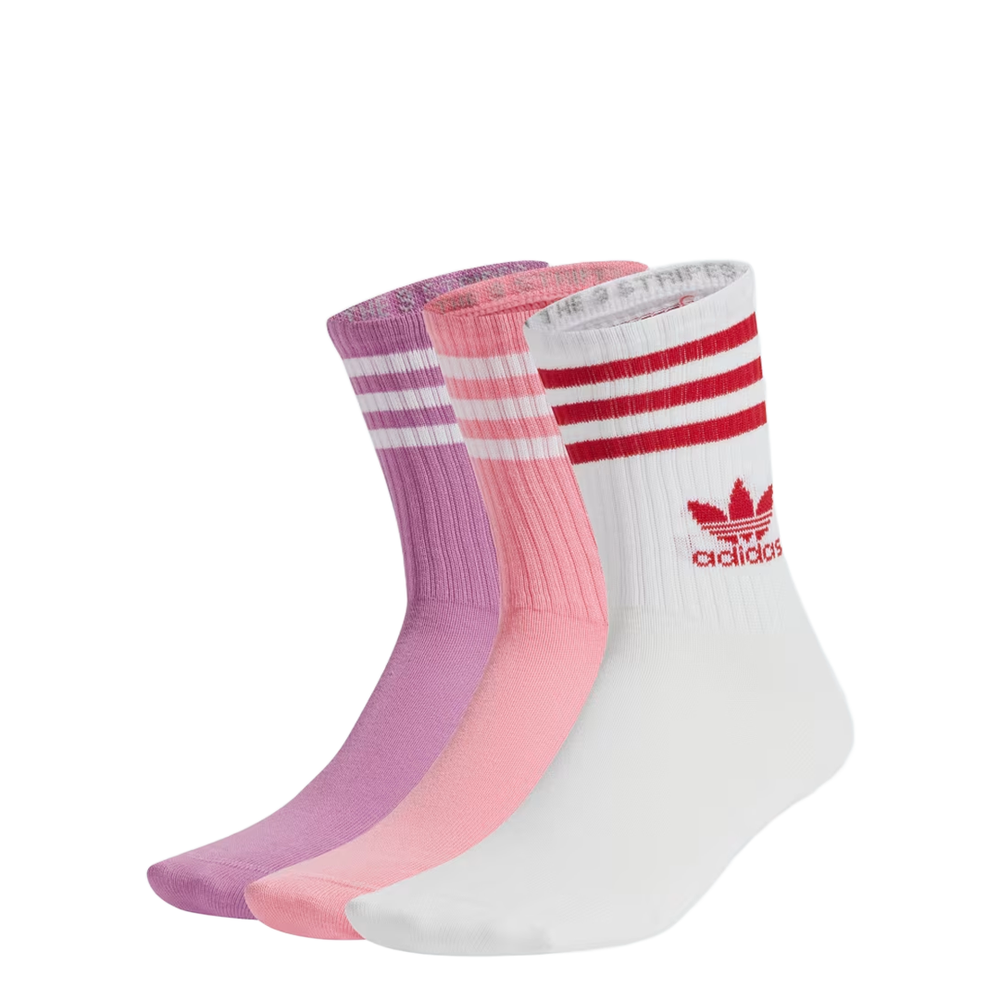 MID CUTS CREW SOCKS 3 PAIRS