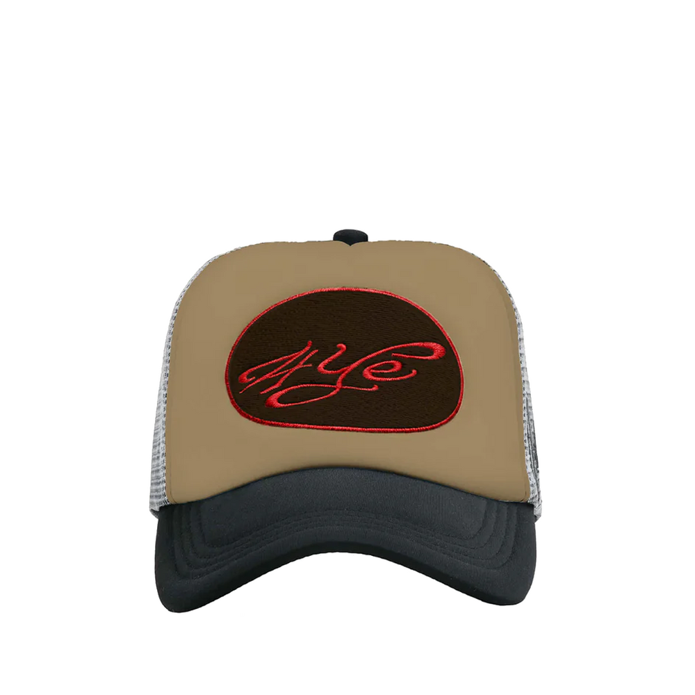 SIGNATURE TRUCKER HAT BROWN / RED