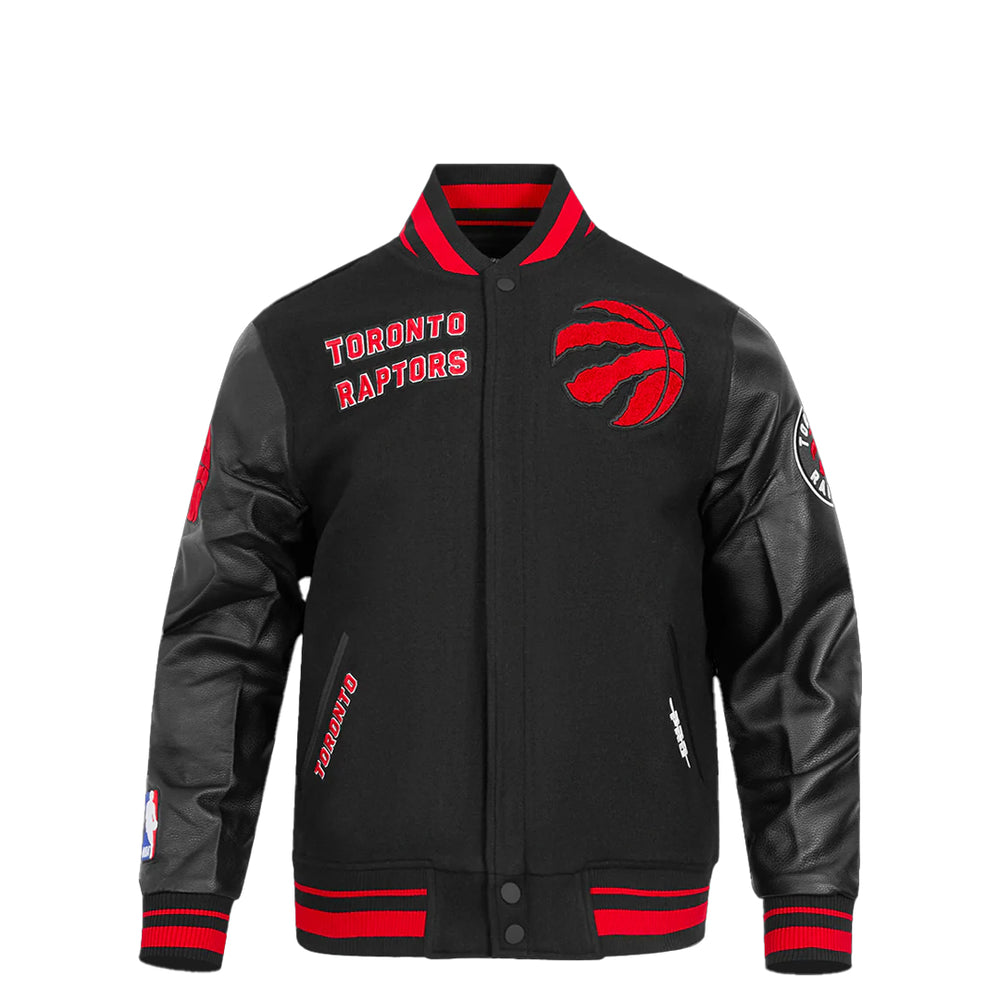 NBA TORONTO RAPTORS RETRO CLASSIC RIB WOOL VARSITY JACKET