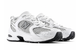 530 WHITE / SILVER METALLIC & BLACK