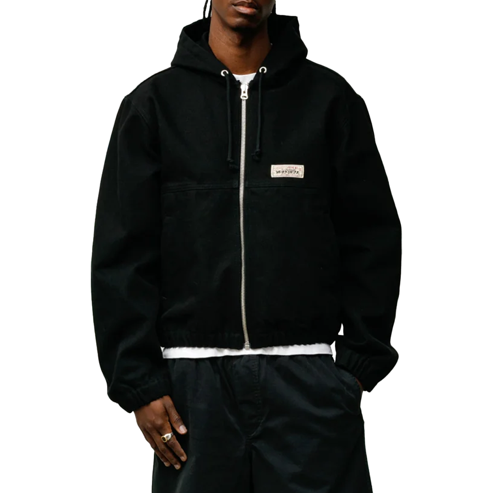 WORK JACKET UNLINED CANVAS BLACK