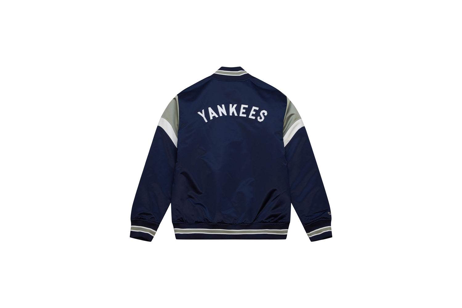 Navy blue shop satin jacket