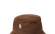COTTON CHINO BUCKET HAT BROWN