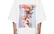 OVERSIZED SHORT SLEEVE TOP SMUDGE BRILIANT WHITE