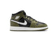 AIR JORDAN 1 (GS) WHITE MEDIUM OLIVE